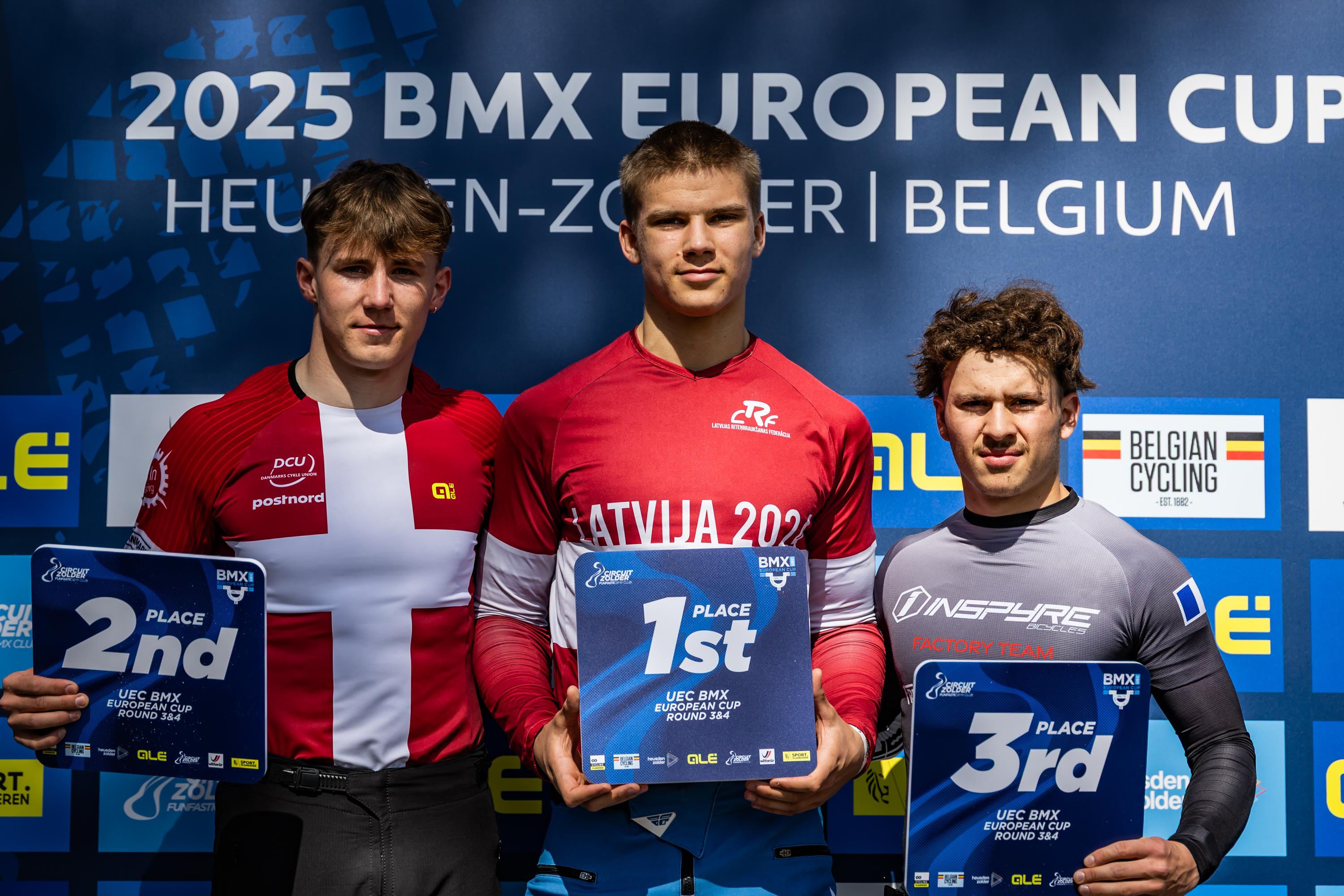 Izcilais Apels pārliecinoši uzvar BMX Eiropas kausa 3. posmā, Langmanis ceturtais U23, uzvar arī Jonkus un Ģigulis