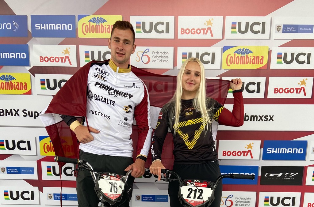 Latviju Tokijas OS BMX sacensībās pārstāvēs Babris un Pētersone