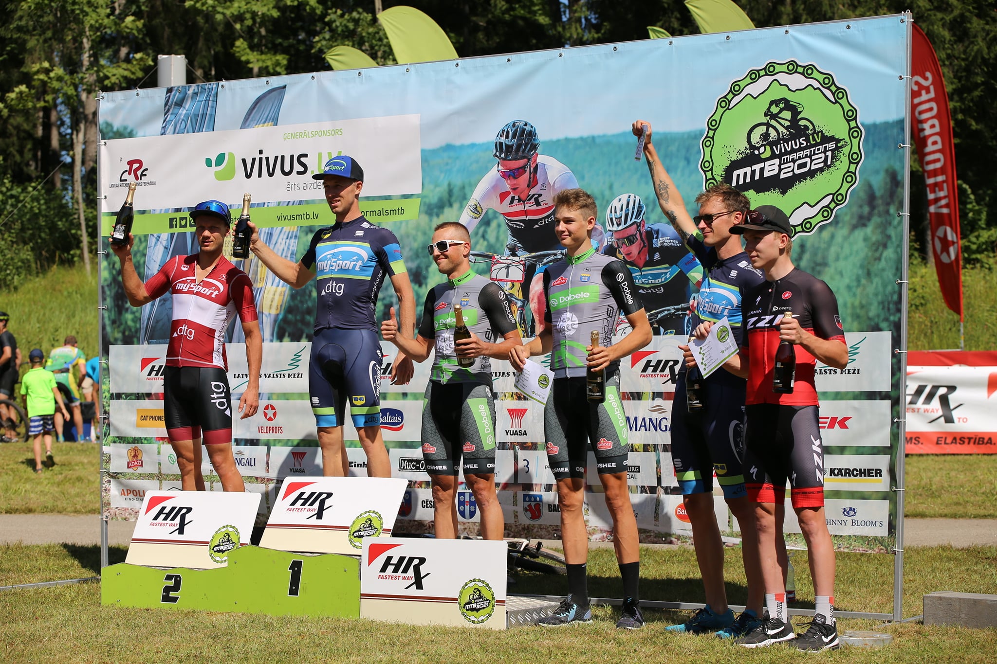 Vivus.lv MTB Maratona 3.posmā Alūksnē uzvar Purniņš un Kovgere 