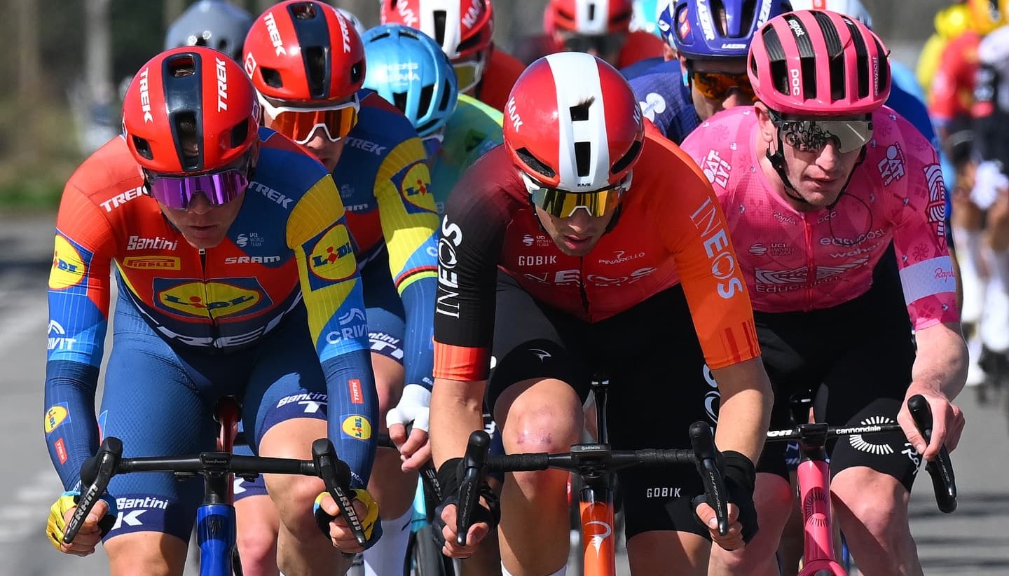 Skujiņš palīdz uzvarēt Pedersenam, Liepiņš atrāvienā “Gent-Wevelgem” klasikā