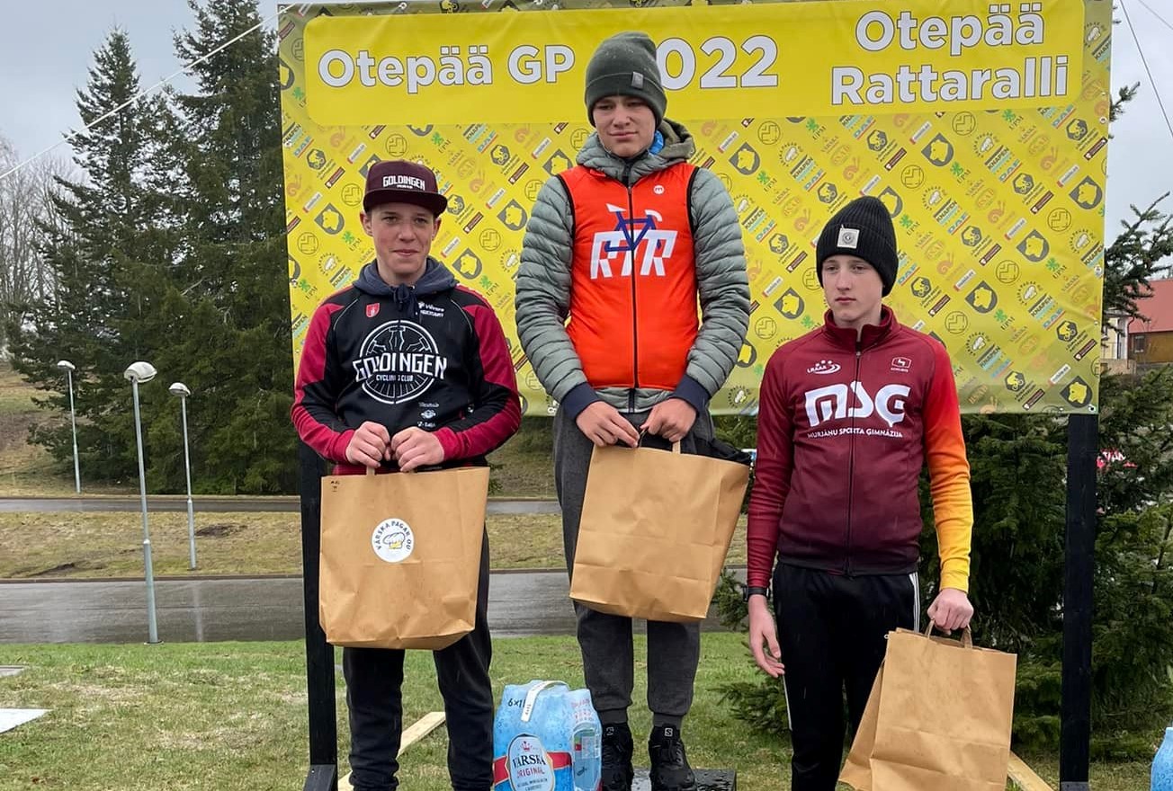 Baltijas kausa ceturtajā posmā Otepē Lapiņš otrais junioros; latviešiem vēl 10 godalgas