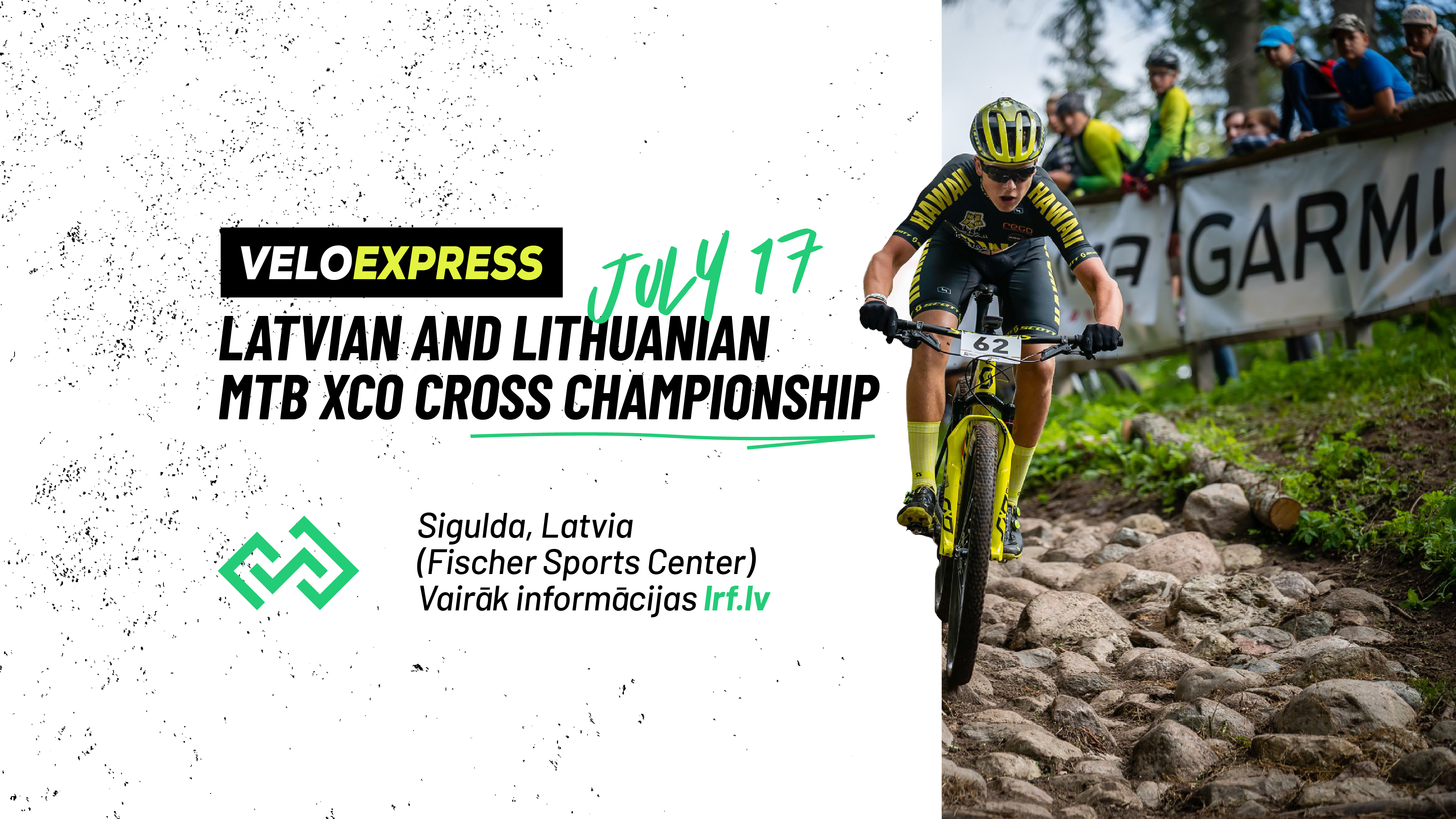 VELO EXPRESS Latvijas un Lietuvas čempionāta MTB Olimpiskajā krosā REĢISTRĀCIJA, NOLIKUMS + GPX FAILS   