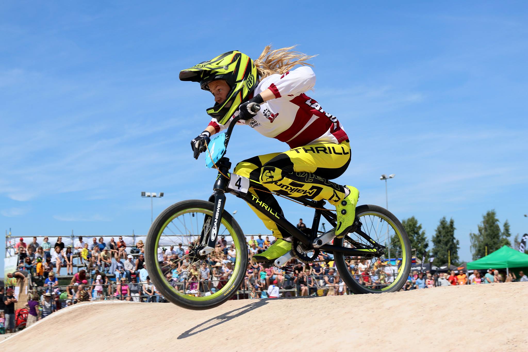 Glāzere izcīna 11. vietu pasaules čempionātā BMX juniorēm   