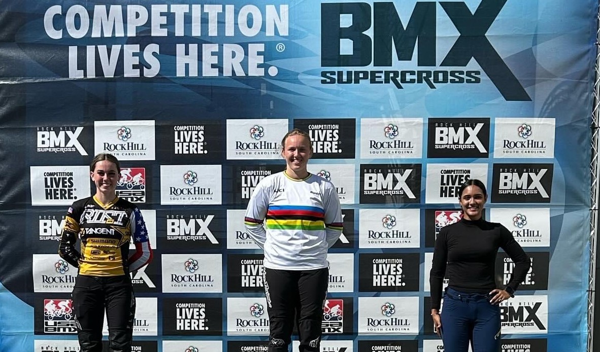Latvijas BMX braucējiem panākumi ASV čempionāta sacensībās Rokhilā