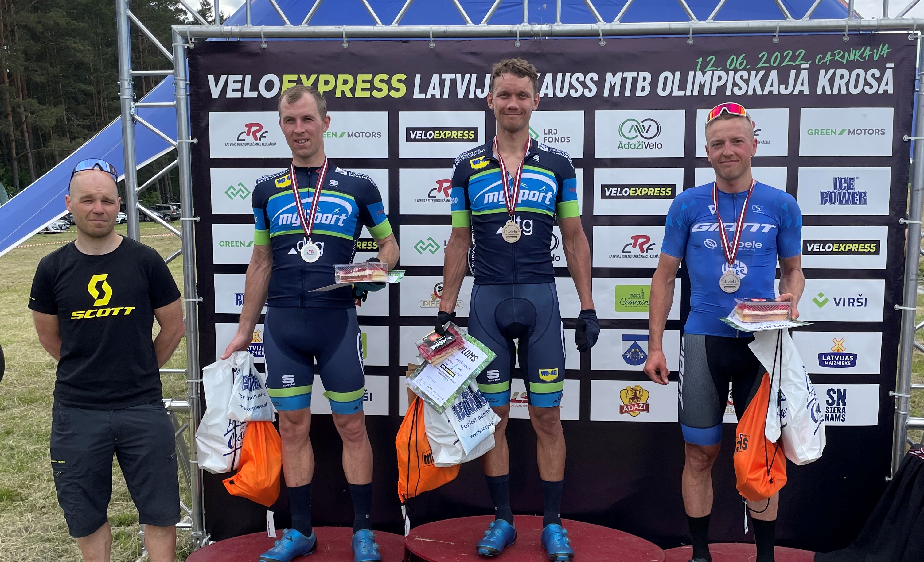 VeloExpress Latvijas kausa MTB XCO krosā Carnikavas posma REZULTĀTI