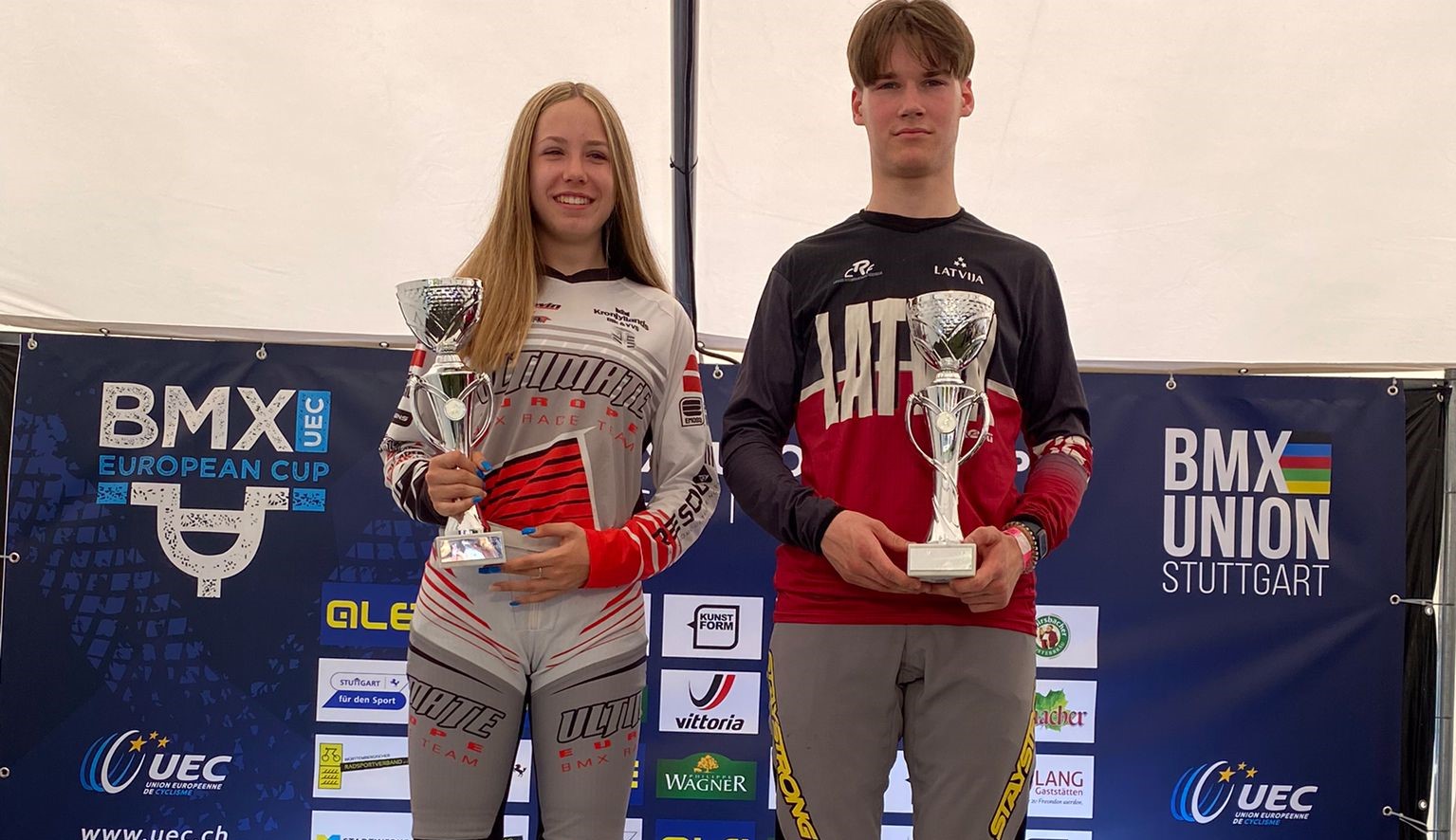 Treimaņa audzēkņi Kibare un Langmanis turpina gūt uzvaras Eiropas kausā BMX
