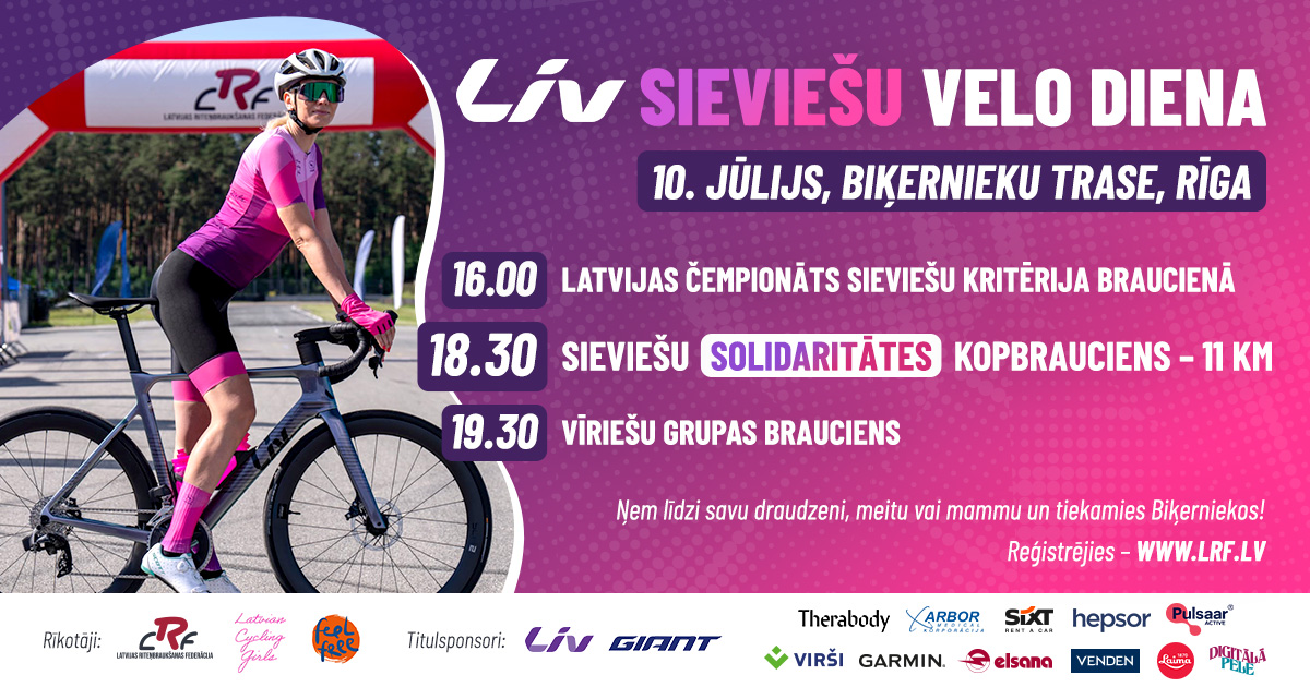 Dāmas, kas ir draugos ar velosipēdu, aicinātas pieteikties pirmajam sieviešu solidaritātes kopbraucienam