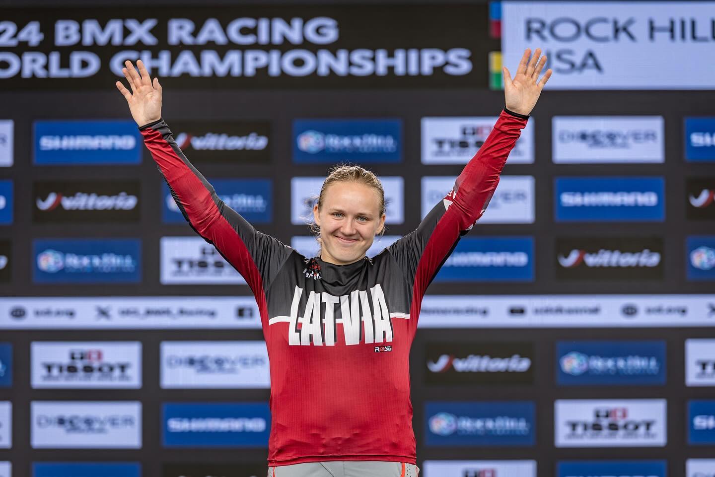 Parīzes OS dāmu BMX sacensību iekšējā atlasē uzvar Pasaules un Eiropas U23 čempione Stūriška