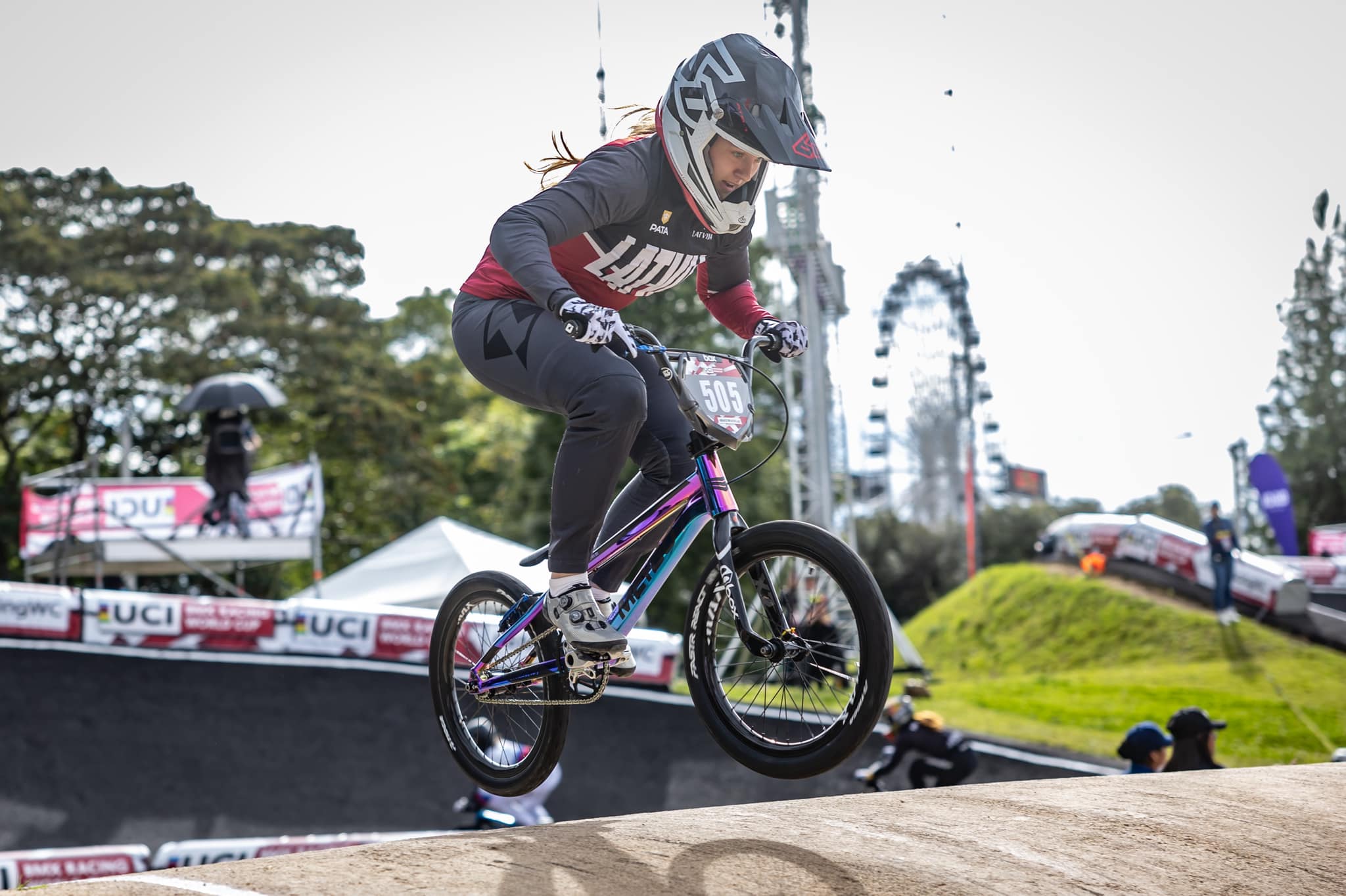 PK BMX superkrosā otrajā posmā Stūriška izcīna septīto vietu