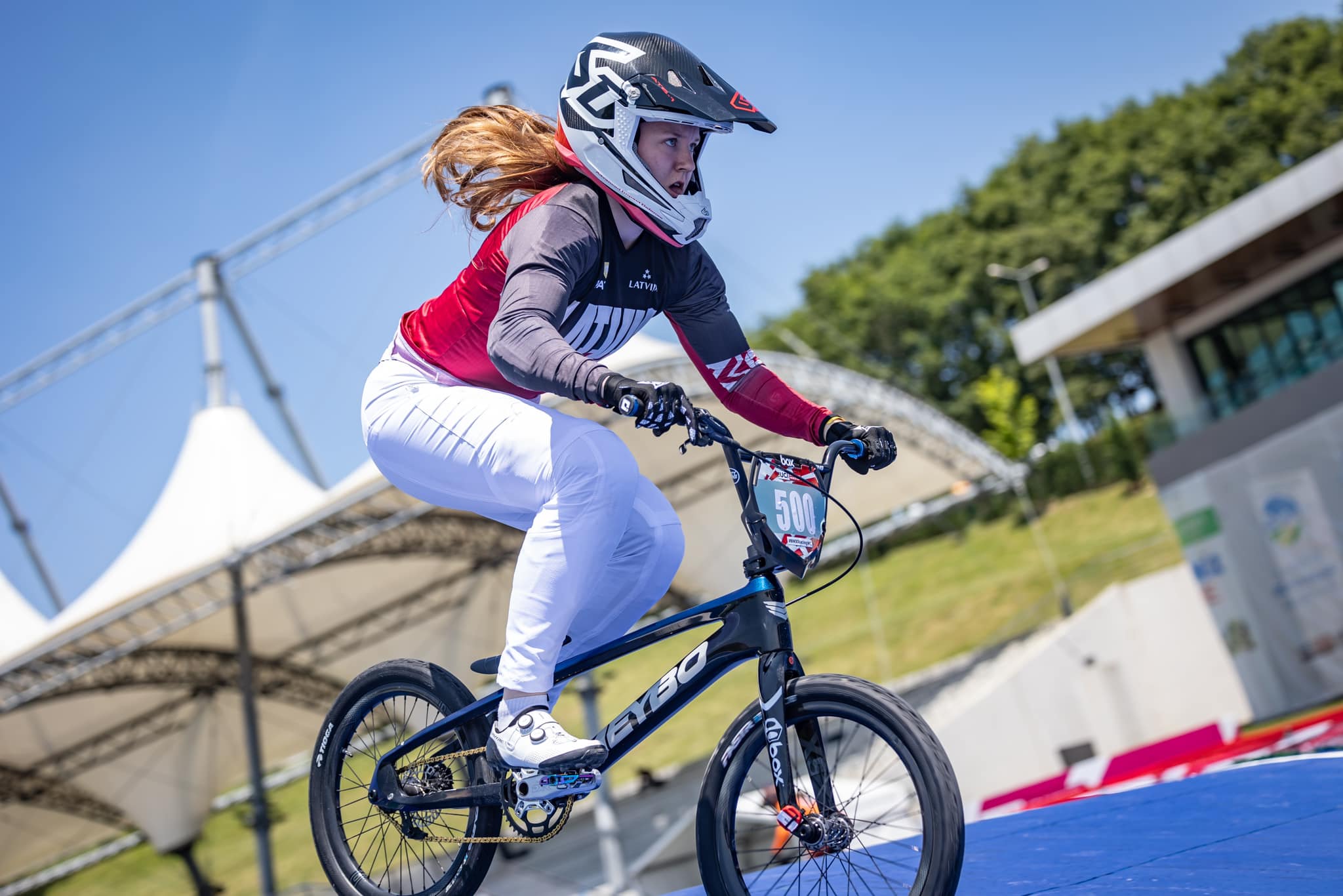 Stūriška PK BMX superkrosā 8. posma pusfinālā piedzīvo kritienu