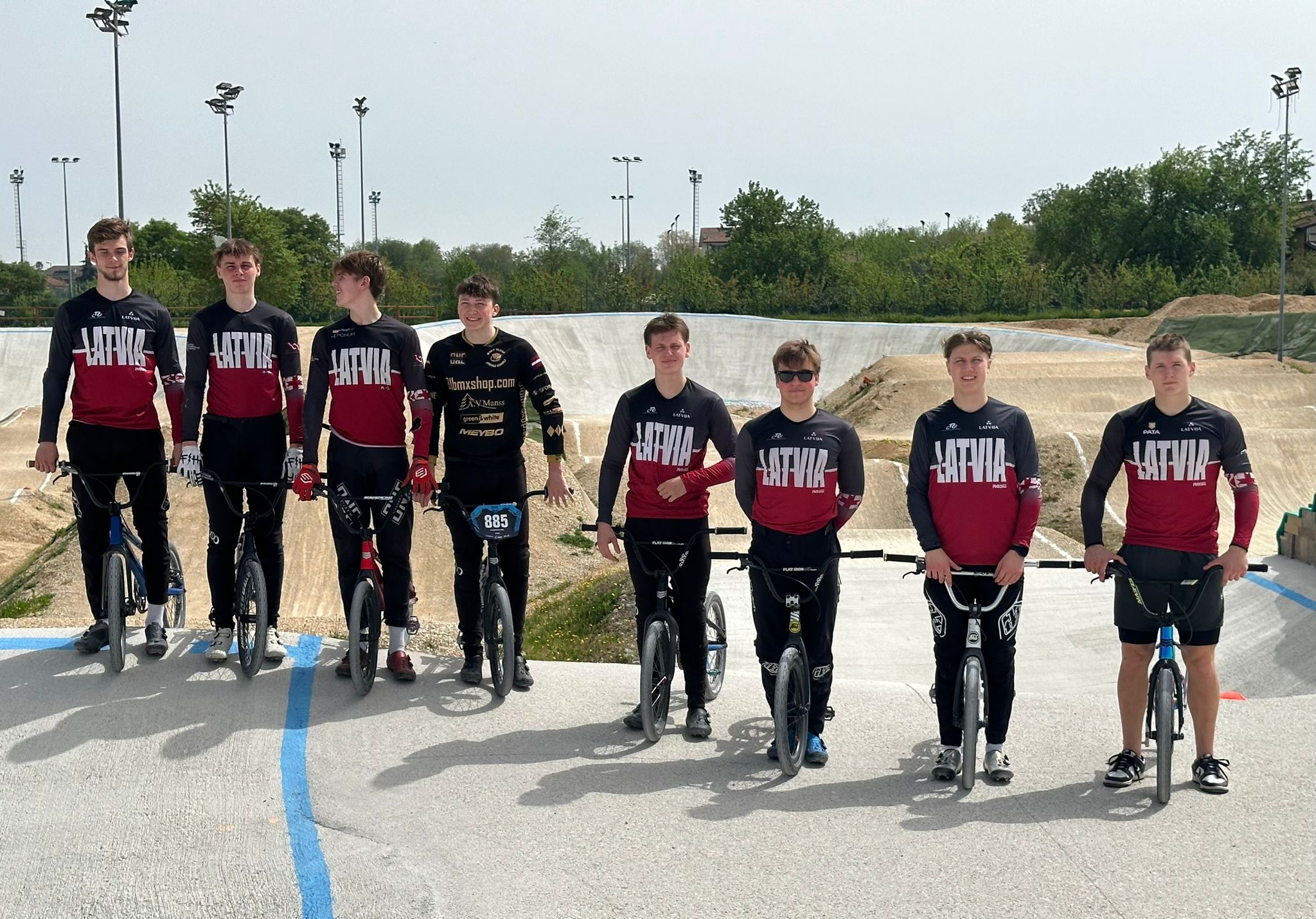 AKSSC Valmiera BMX sportisti aizvadījuši treniņnometni Eiropas čempionāta trasē