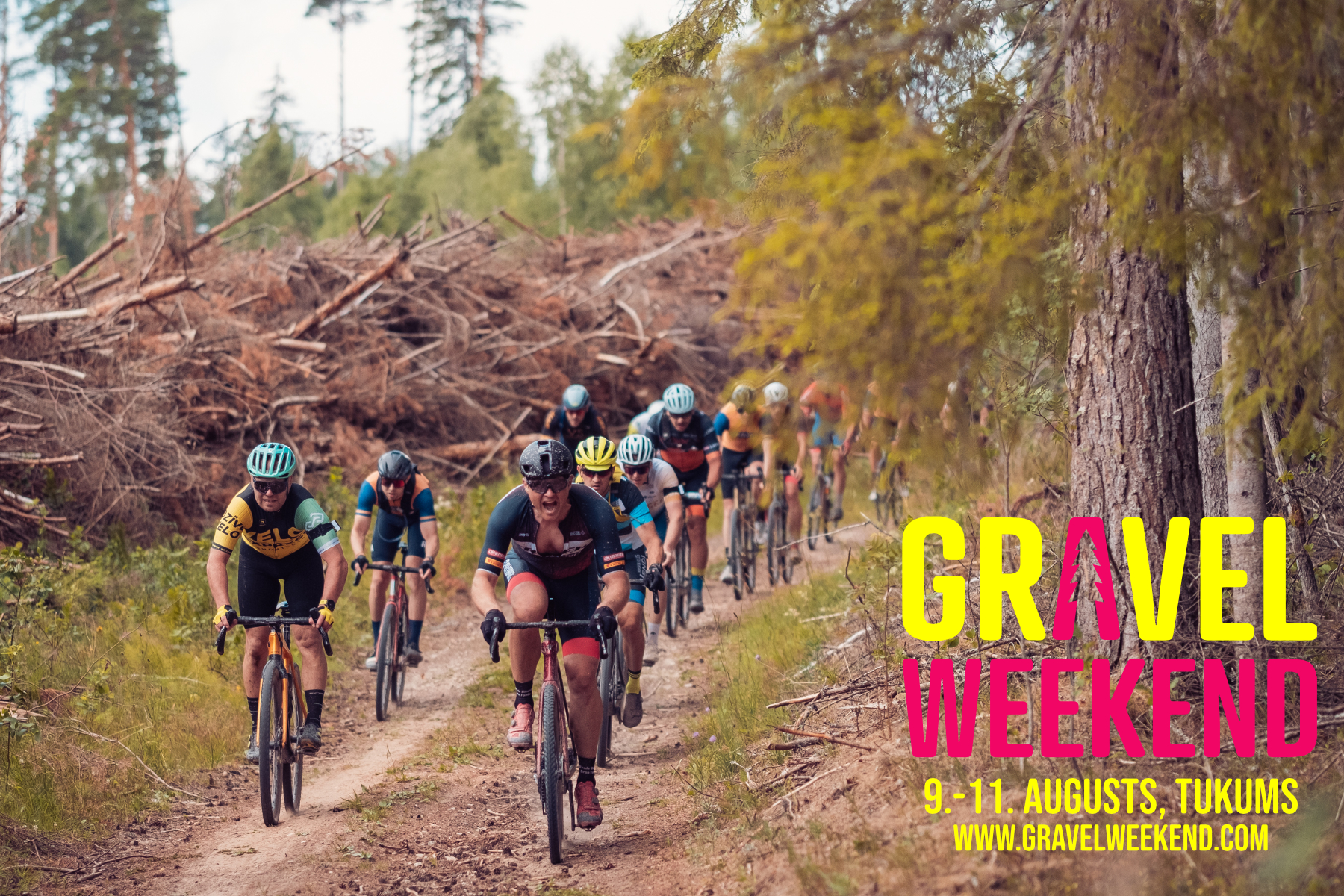 “Gravel Weekend” – Tavas Vasaras Lielākais Riteņbraukšanas Piedzīvojums Tukumā!