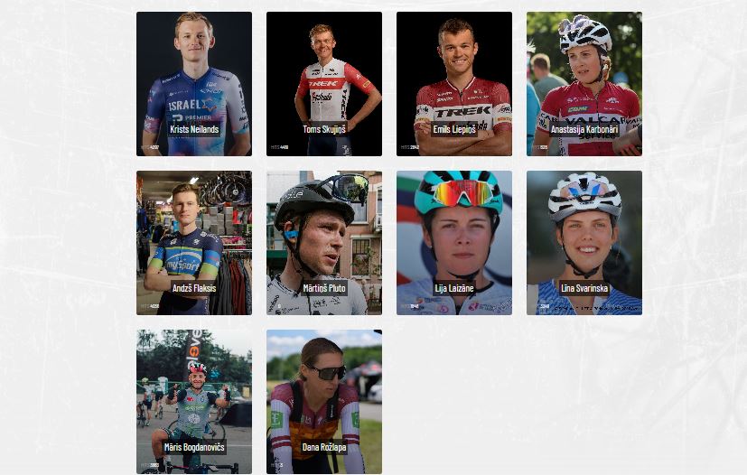 Apstiprināti šosejas un MTB izlašu kandidātu saraksti 2023. gadam