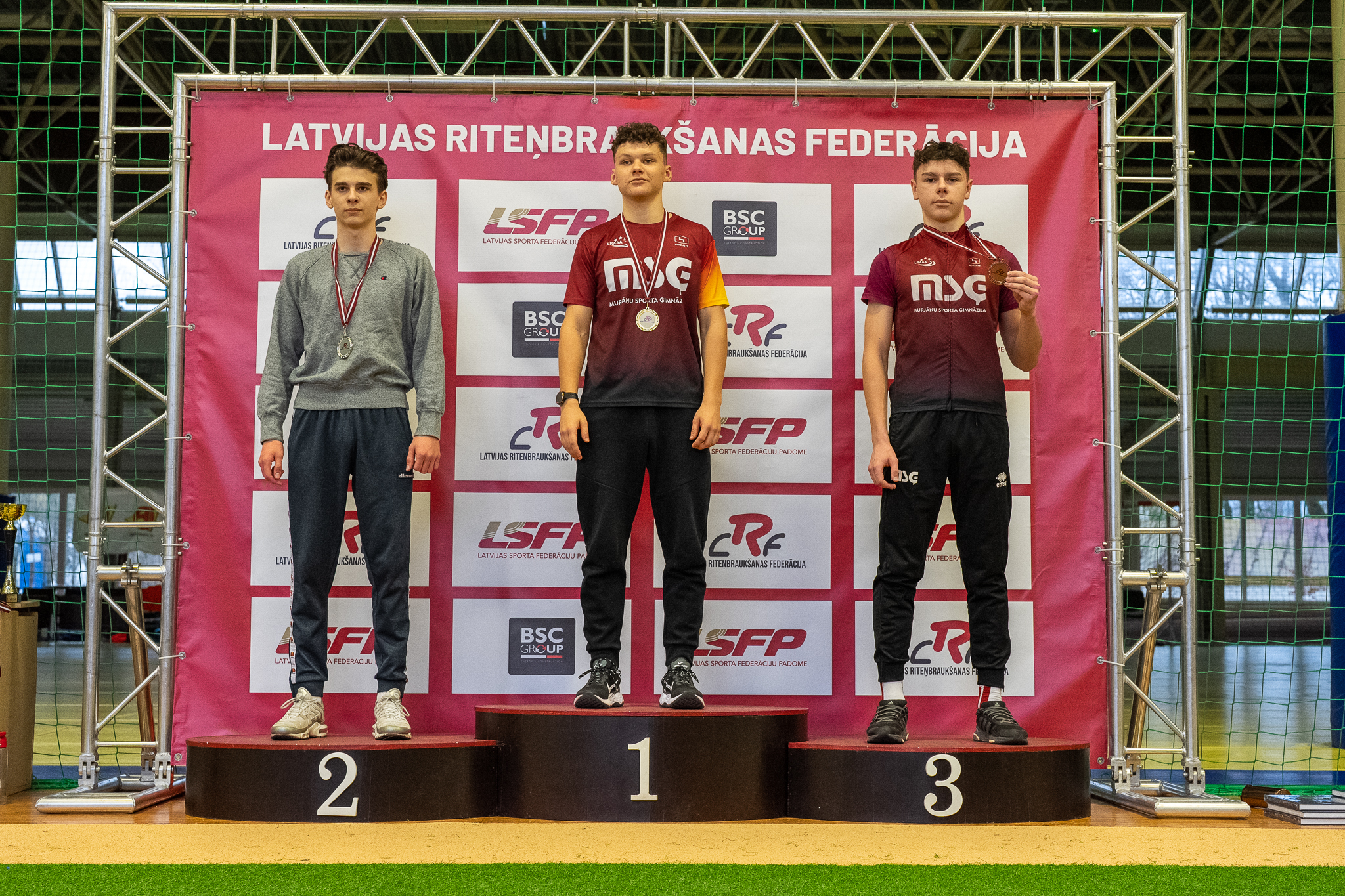 Latvijas šosejas un MTB jaunatnes riteņbraucēju VFS sacensību REZULTĀTI