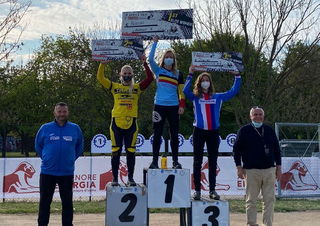 Pētersonei otrā, Babrim sestā vieta UCI C1 līmeņa BMX sacensībās Itālijā