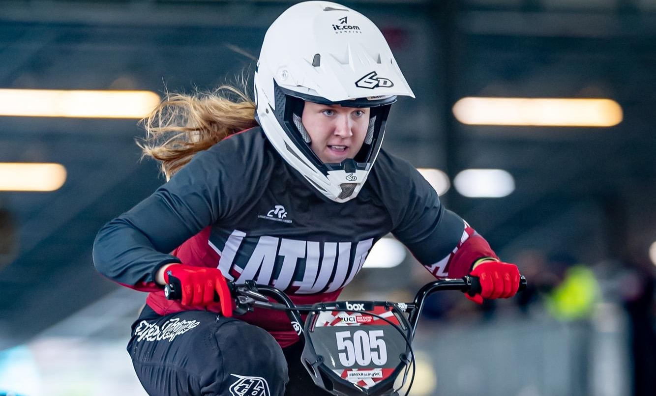 Stūriška izcīna ceturto vietu PK 5. posmā BMX superkrosā