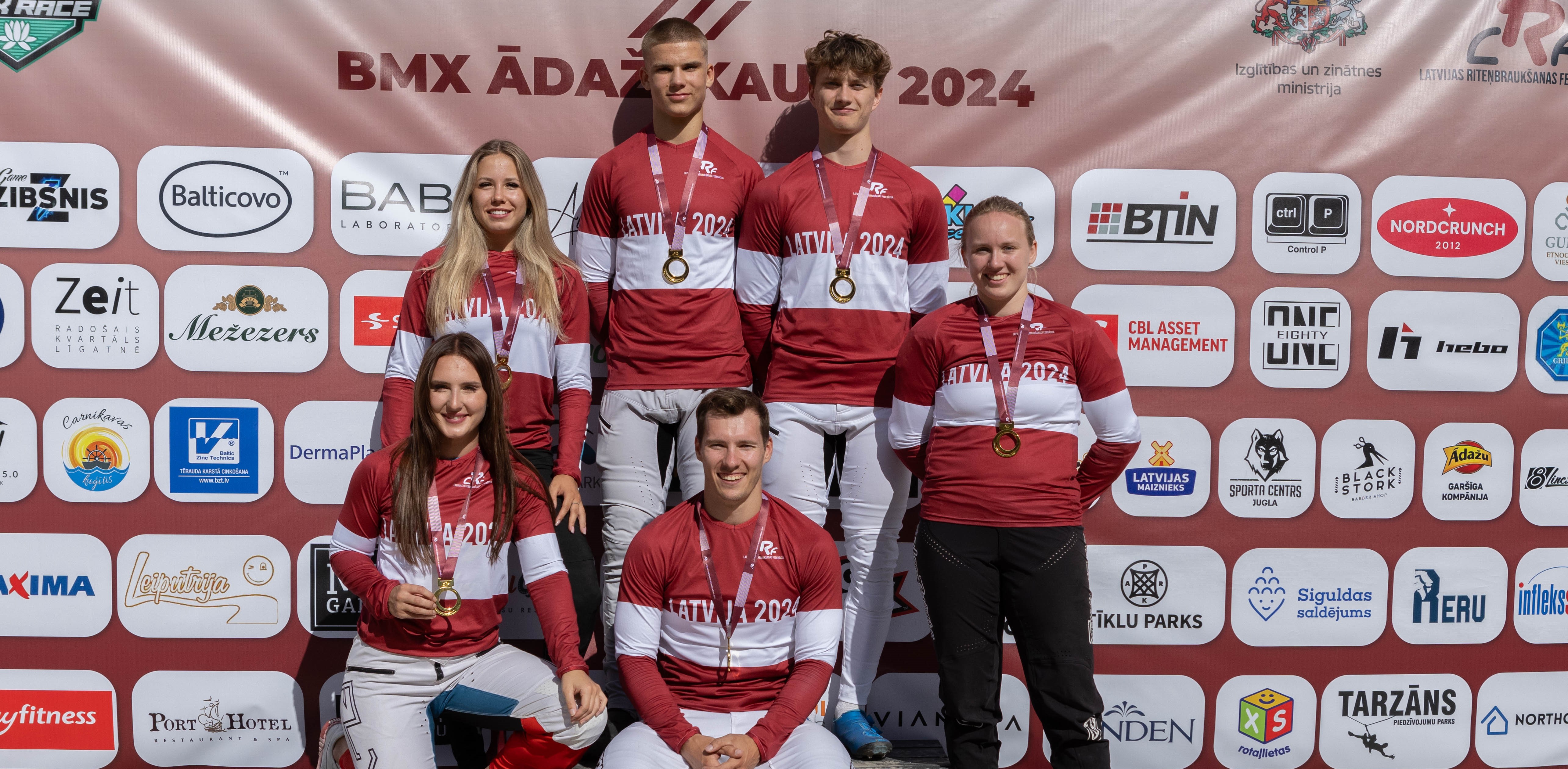 Sasniegts jauns BMX LČ dalībnieku rekords; elitē uzvar Krīgers un Pētersone